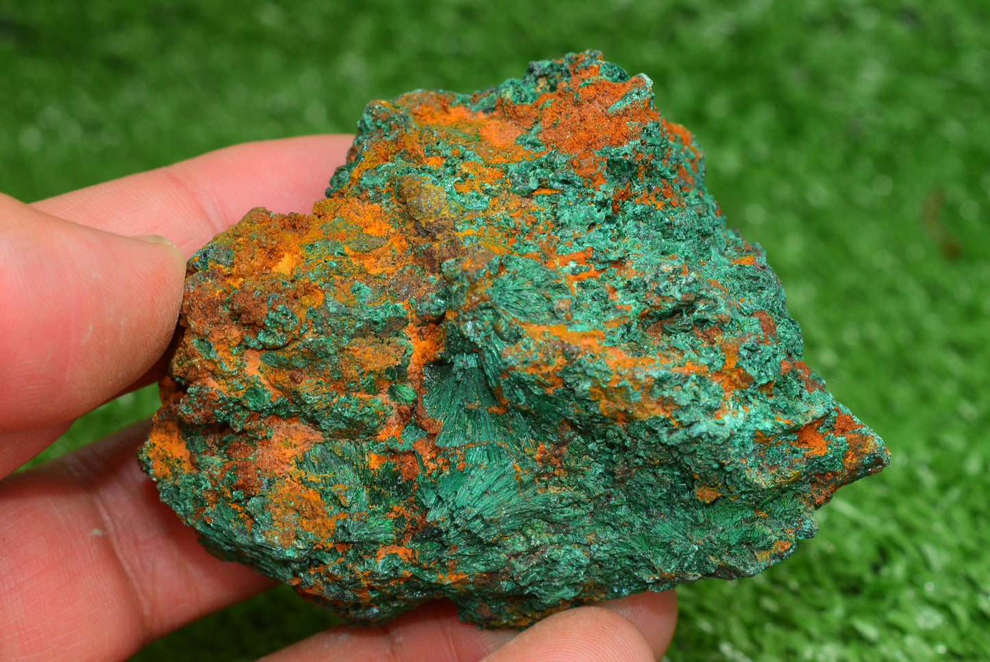 Malachite Crystal from Morocco - Freeform Cluster Shape, Natural and Genuine - MeteoriteNwa.com