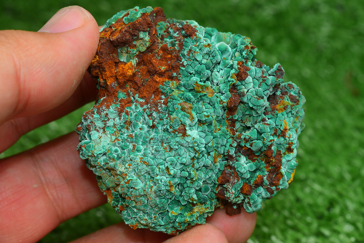 Malachite Crystal from Morocco - Freeform Cluster Shape, Natural and Genuine - MeteoriteNwa.com