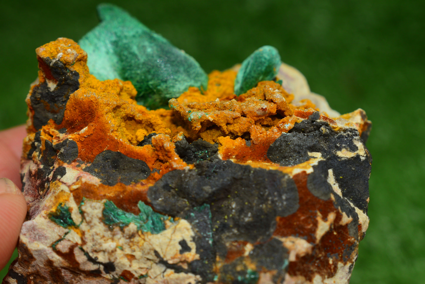 Stunning Fibrous Malachite Crystal from Morocco Genuine and Natural, Freeform Cluster Shape - Perfect for Collectors and Healers - MeteoriteNwa.com