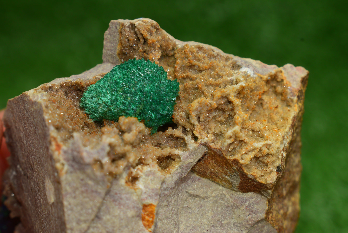 Stunning Fibrous Malachite Crystal from Morocco Genuine and Natural, Freeform Cluster Shape - Perfect for Collectors and Healers - MeteoriteNwa.com