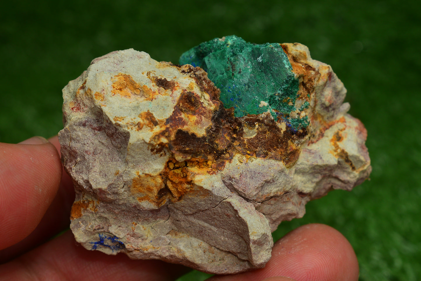 Stunning Fibrous Malachite Crystal from Morocco Genuine and Natural, Freeform Cluster Shape - Perfect for Collectors and Healers - MeteoriteNwa.com