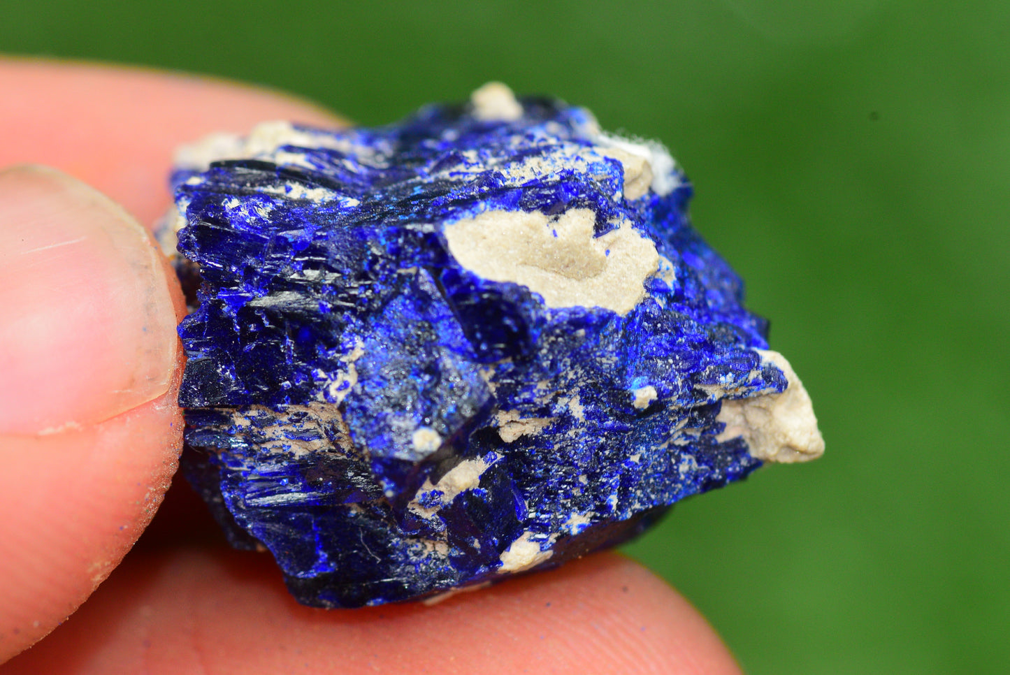 Azurite Crystal from Morocco - Freeform Cluster Shape, Natural and Genuine - MeteoriteNwa.com