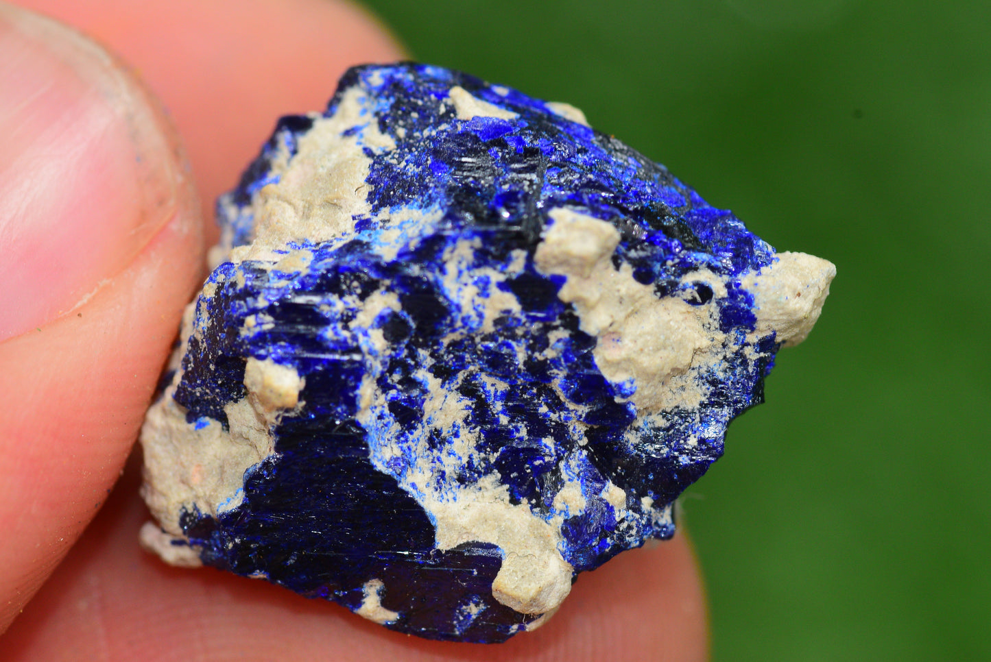 Azurite Crystal from Morocco - Freeform Cluster Shape, Natural and Genuine - MeteoriteNwa.com