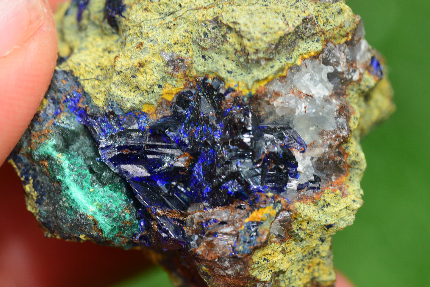 Azurite Crystal from Morocco - Freeform Cluster Shape, Natural and Genuine - MeteoriteNwa.com