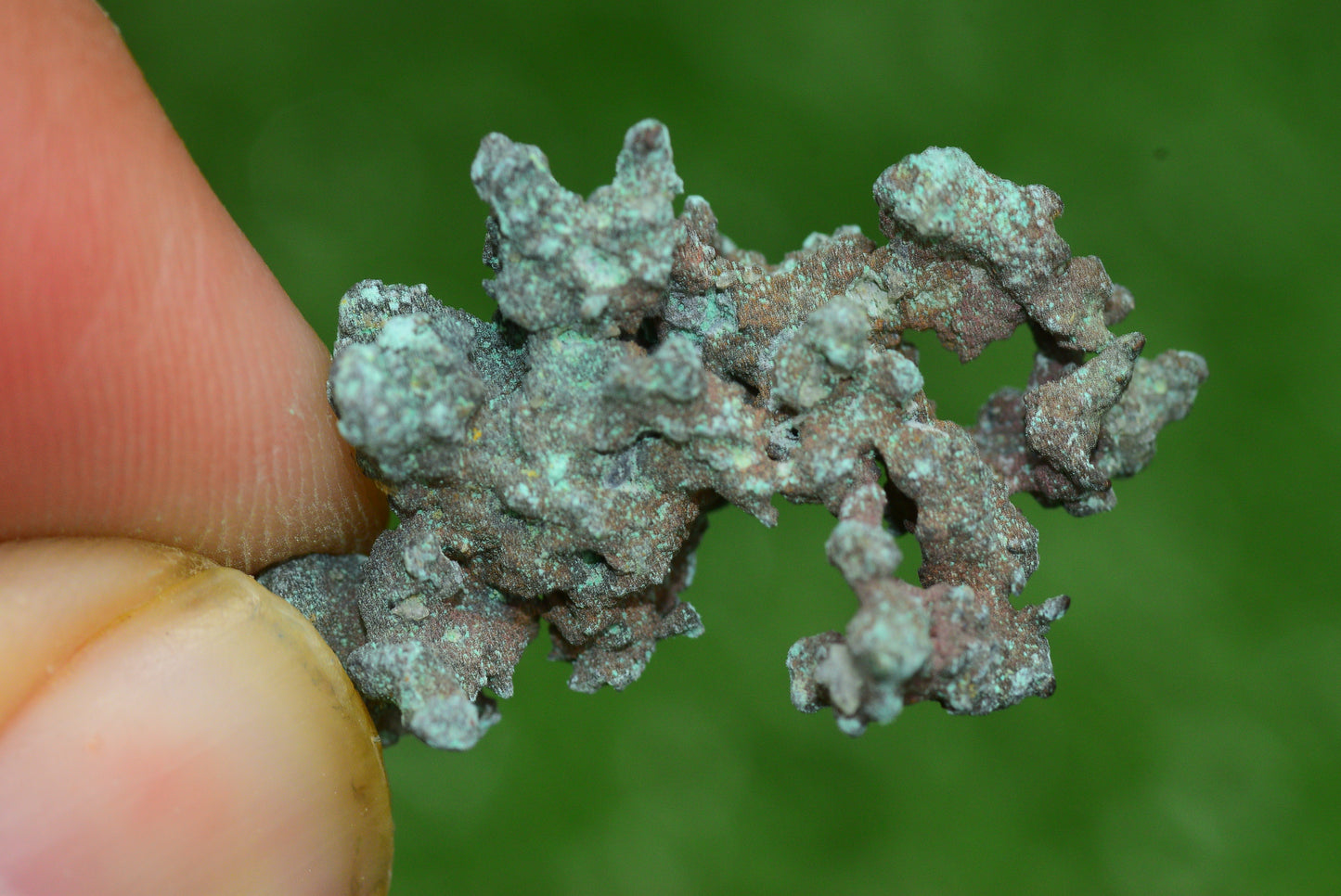 Raw Native Copper Nugget Natural Rough Green Mineral Specimen from Morocco Healing Stone - MeteoriteNwa.com
