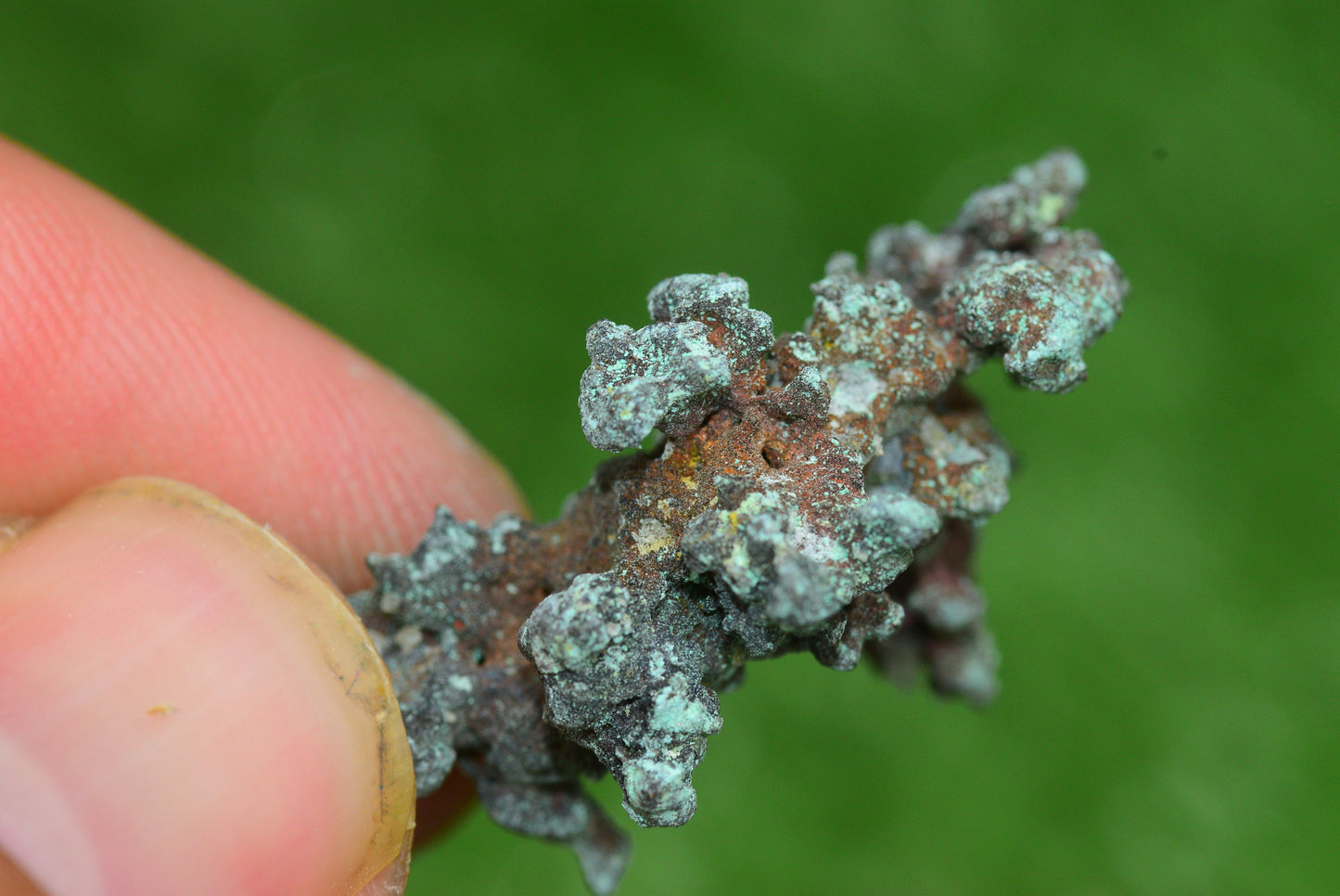 Raw Native Copper Nugget Natural Rough Green Mineral Specimen from Morocco Healing Stone - MeteoriteNwa.com
