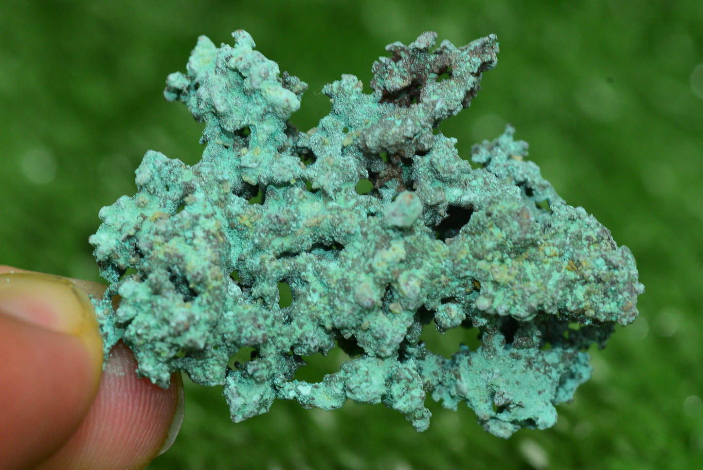 Raw Native Copper Nugget Natural Rough Green Mineral Specimen from Morocco Healing Stone - MeteoriteNwa.com