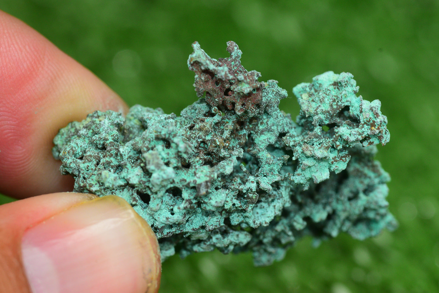 Raw Native Copper Nugget Natural Rough Green Mineral Specimen from Morocco Healing Stone - MeteoriteNwa.com