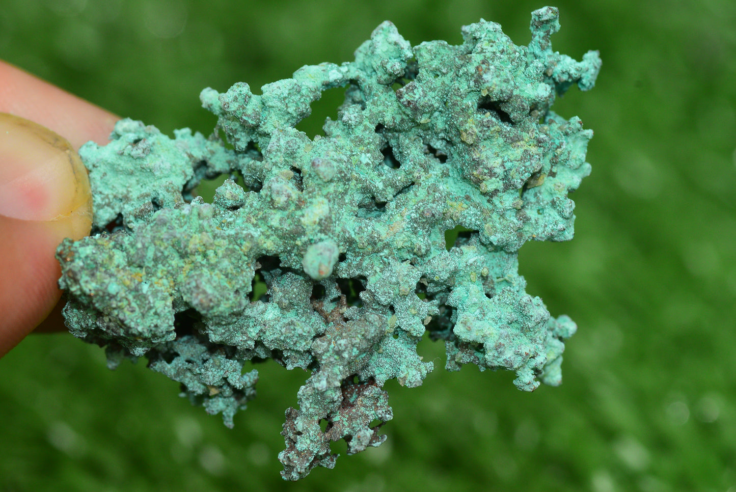 Raw Native Copper Nugget Natural Rough Green Mineral Specimen from Morocco Healing Stone - MeteoriteNwa.com