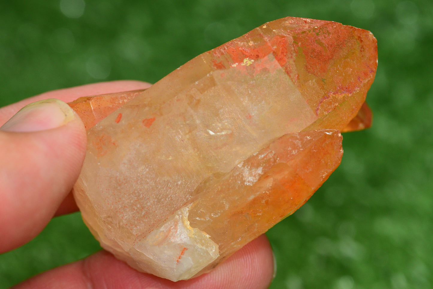 Red Hematoid Quartz Genuine Gemstone Sharp Tower Pointy Cluster Freeform Crystal from Morocco Fire Quartz Red Hematite - MeteoriteNwa.com
