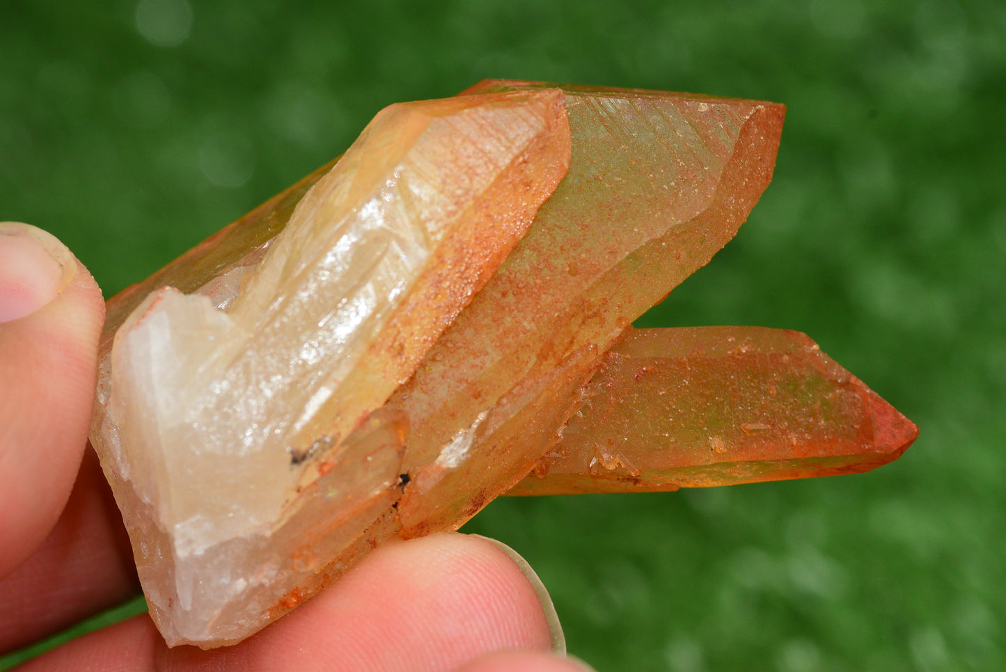 Red Hematoid Quartz Genuine Gemstone Sharp Tower Pointy Cluster Freeform Crystal from Morocco Fire Quartz Red Hematite - MeteoriteNwa.com