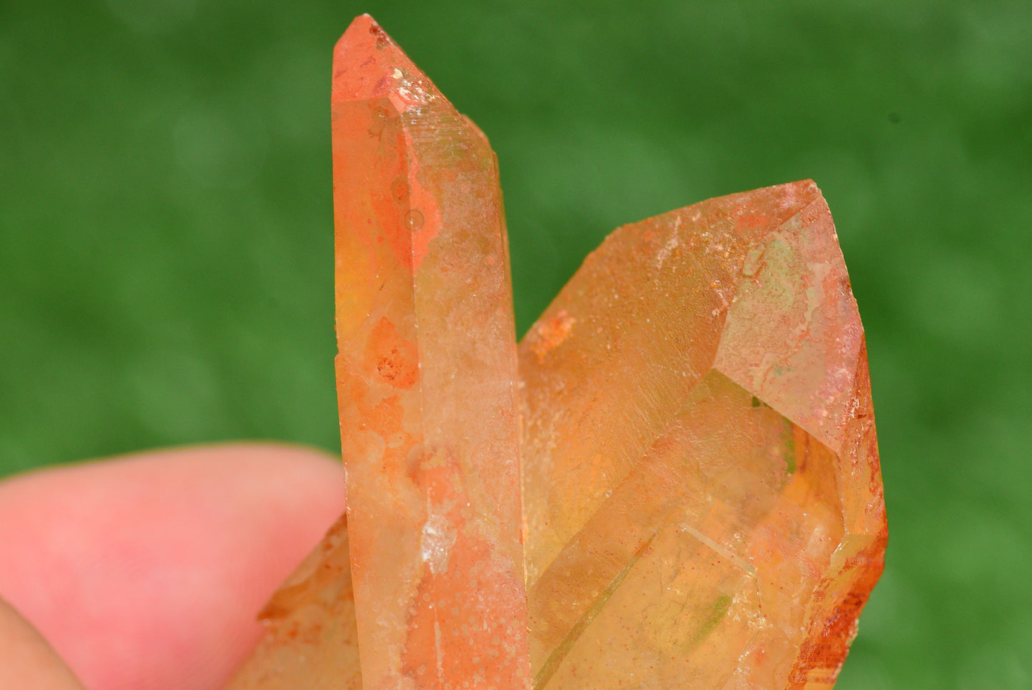 Red Hematoid Quartz Genuine Gemstone Sharp Tower Pointy Cluster Freeform Crystal from Morocco Fire Quartz Red Hematite - MeteoriteNwa.com
