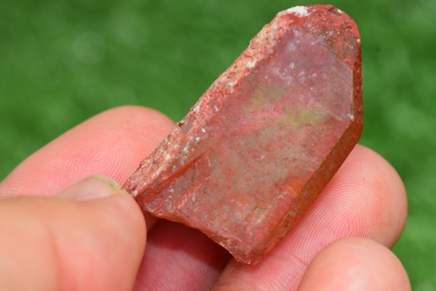 Red Hematoid Quartz Genuine Gemstone Sharp Tower Pointy Cluster Freeform Crystal from Morocco Fire Quartz Red Hematite - MeteoriteNwa.com