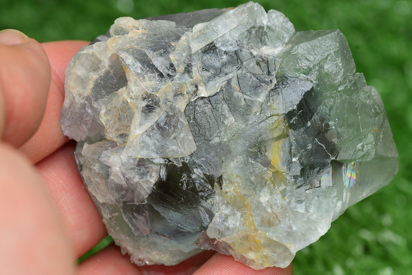 Stunning Fluorite Specimen from El Hammam Mine, Morocco Perfect for Crystal Collectors - MeteoriteNwa.com