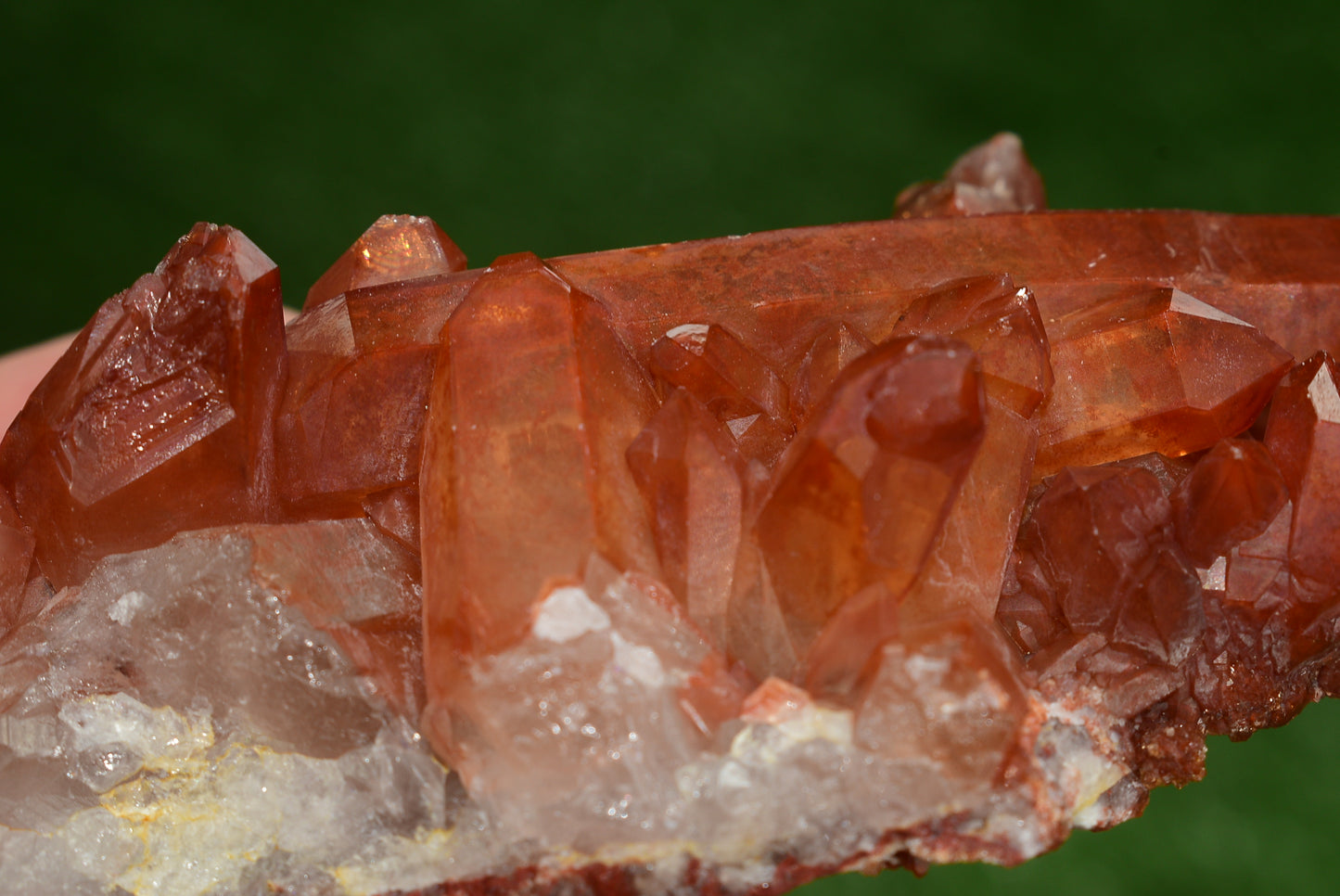 Red Hematoid Quartz Genuine Gemstone Sharp Tower Pointy Cluster Freeform Crystal from Morocco Fire Quartz Red Hematite - MeteoriteNwa.com
