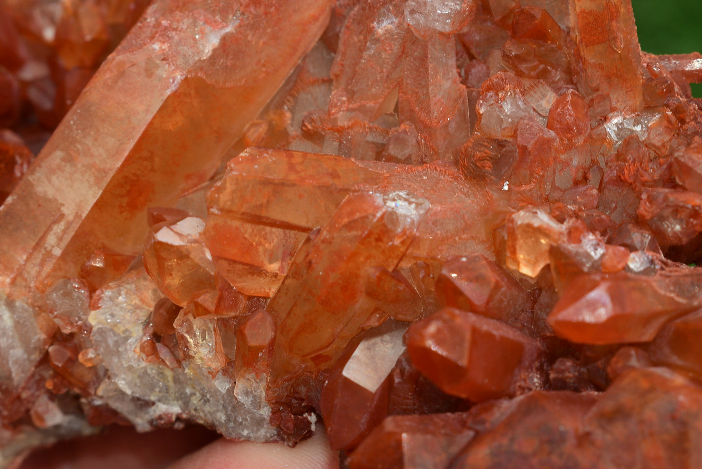 Red Hematoid Quartz Genuine Gemstone Sharp Tower Pointy Cluster Freeform Crystal from Morocco Fire Quartz Red Hematite - MeteoriteNwa.com