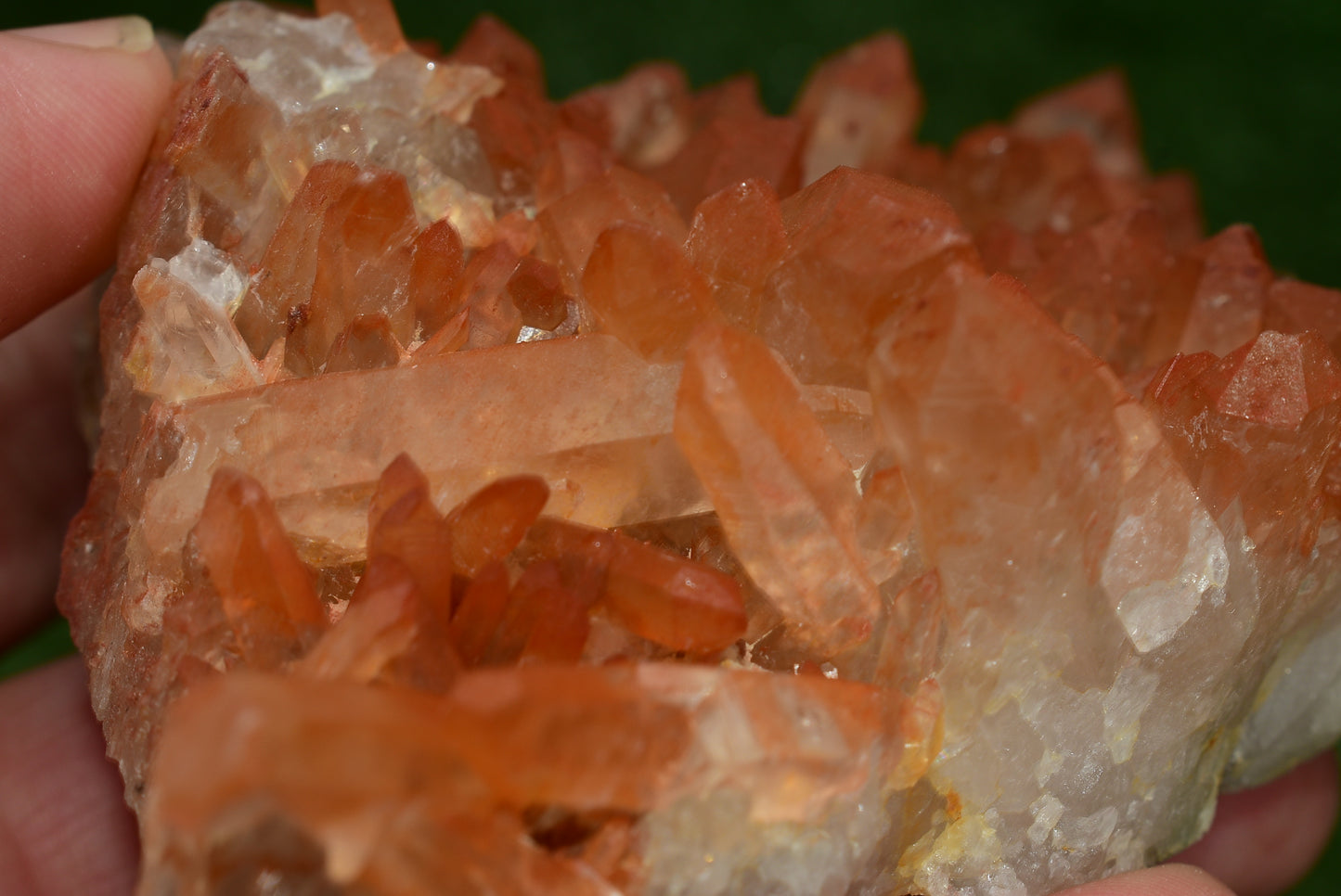 Red Hematoid Quartz Genuine Gemstone Sharp Tower Pointy Cluster Freeform Crystal from Morocco Fire Quartz Red Hematite - MeteoriteNwa.com