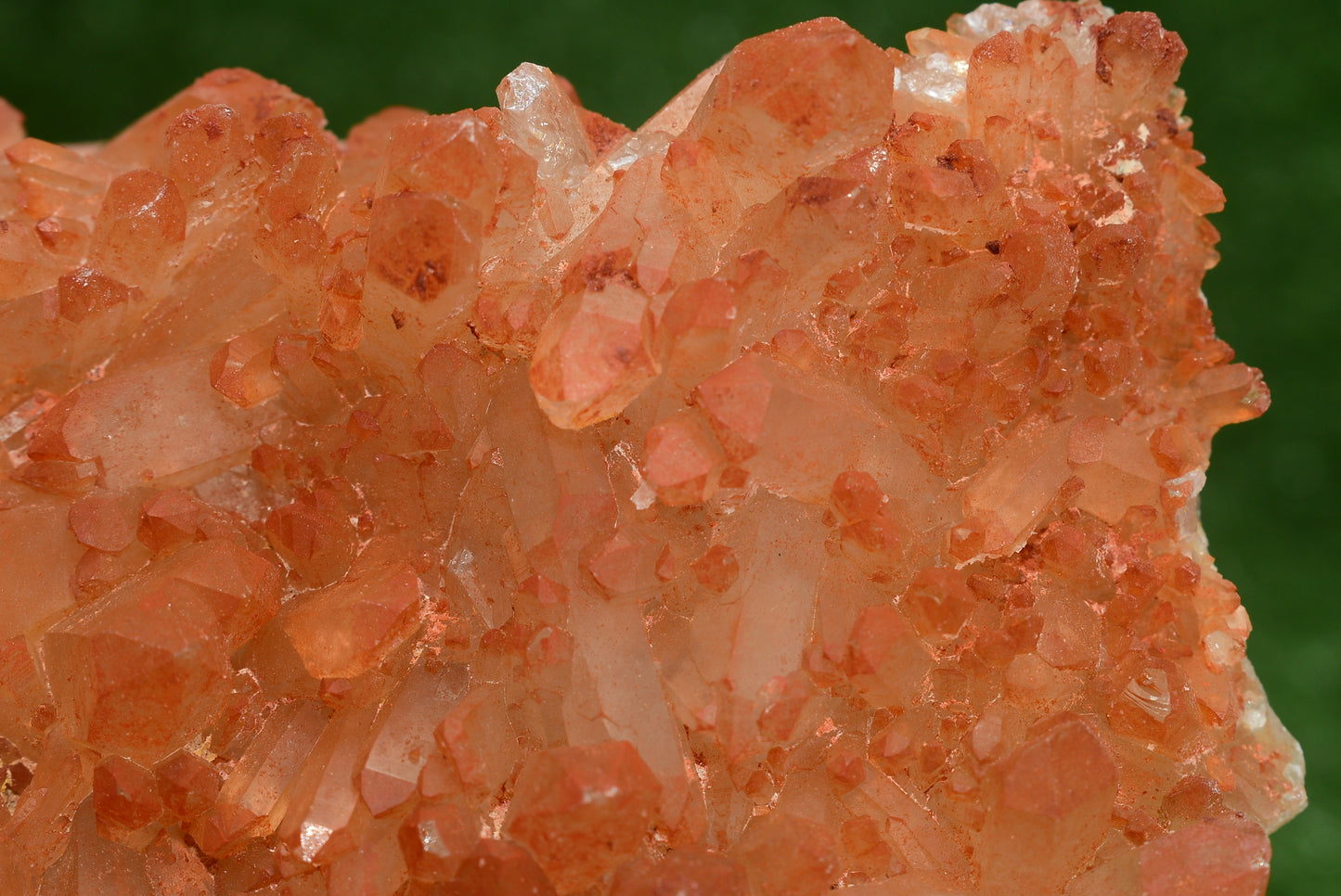 Red Hematoid Quartz Genuine Gemstone Sharp Tower Pointy Cluster Freeform Crystal from Morocco Fire Quartz Red Hematite - MeteoriteNwa.com