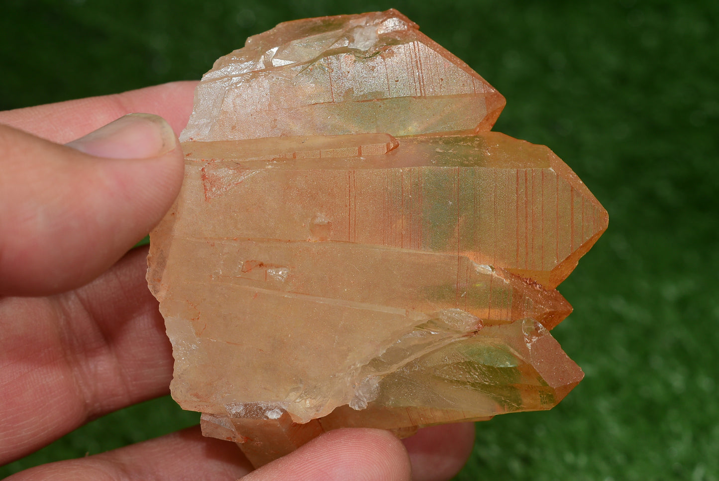 Red Hematoid Quartz Genuine Gemstone Sharp Tower Pointy Cluster Freeform Crystal from Morocco Fire Quartz Red Hematite - MeteoriteNwa.com