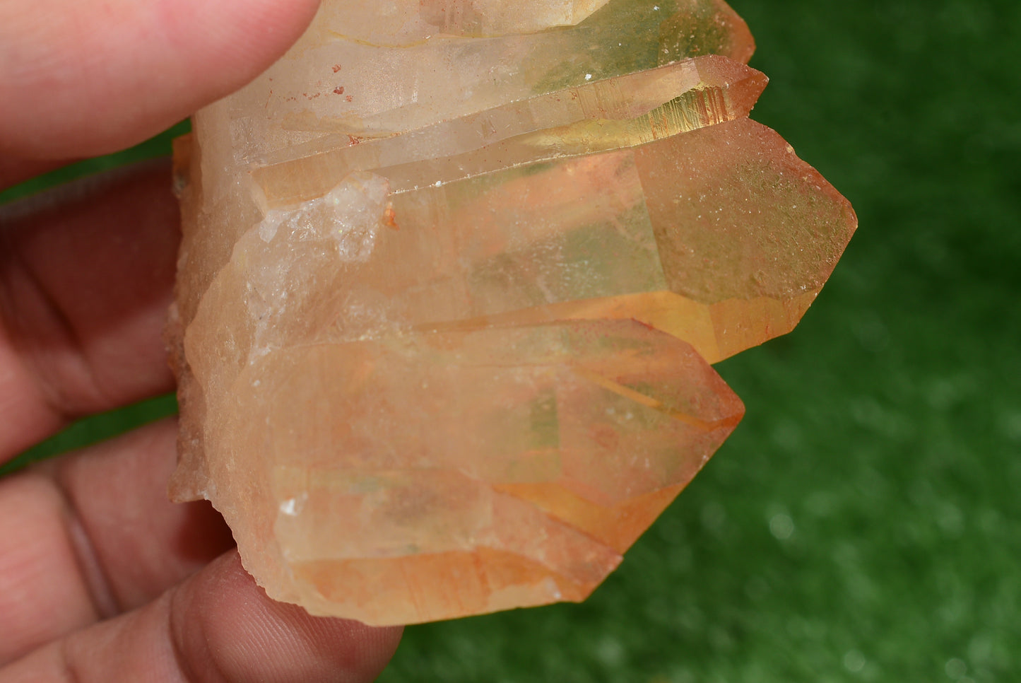 Red Hematoid Quartz Genuine Gemstone Sharp Tower Pointy Cluster Freeform Crystal from Morocco Fire Quartz Red Hematite - MeteoriteNwa.com