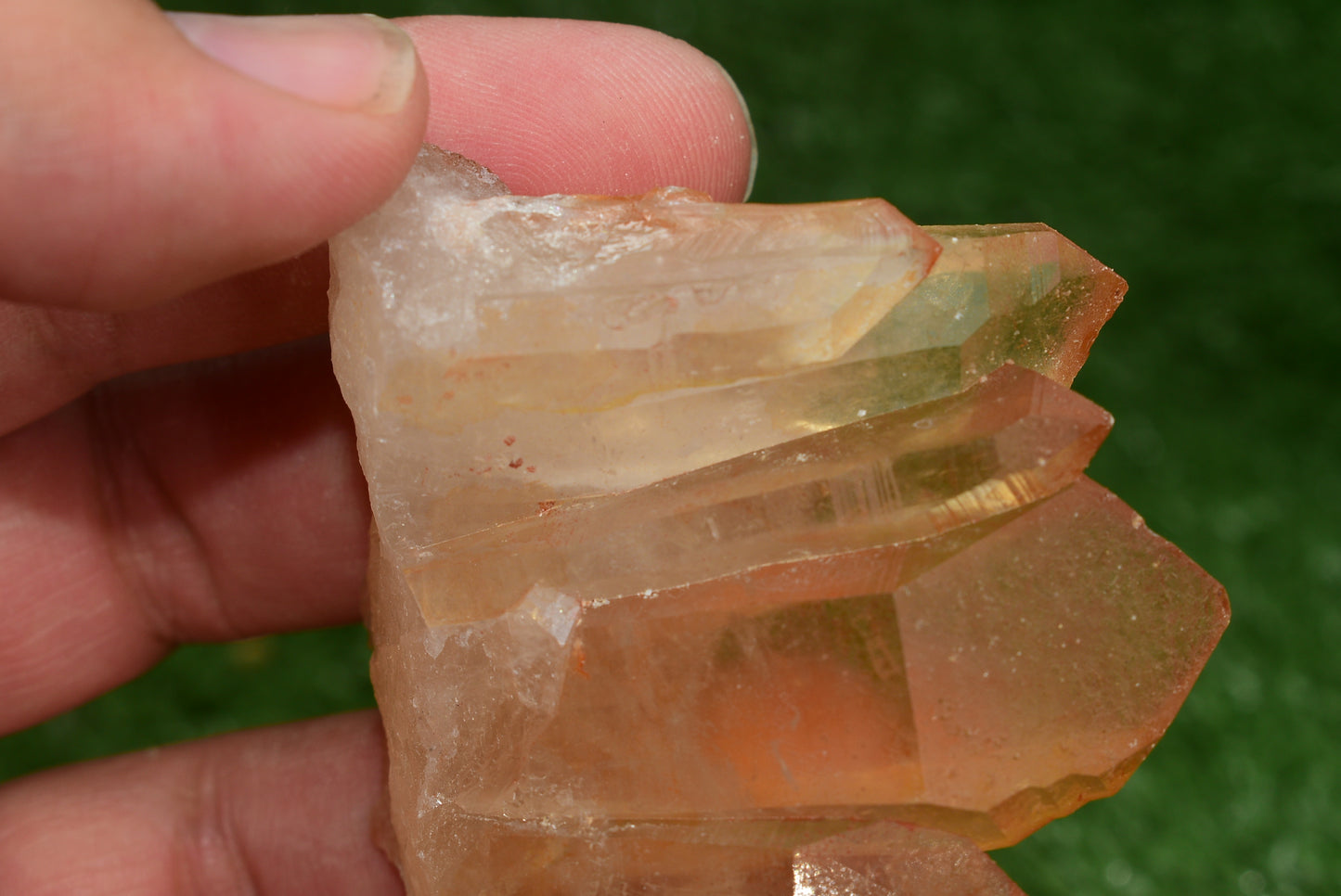 Red Hematoid Quartz Genuine Gemstone Sharp Tower Pointy Cluster Freeform Crystal from Morocco Fire Quartz Red Hematite - MeteoriteNwa.com
