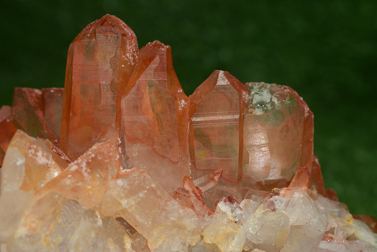 Red Hematoid Quartz Genuine Gemstone Sharp Tower Pointy Cluster Freeform Crystal from Morocco Fire Quartz Red Hematite - MeteoriteNwa.com