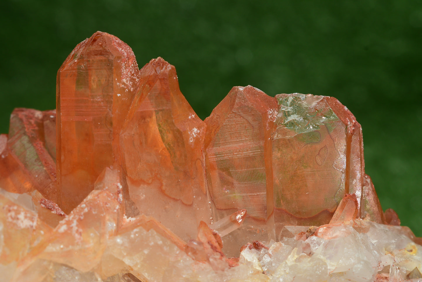 Red Hematoid Quartz Genuine Gemstone Sharp Tower Pointy Cluster Freeform Crystal from Morocco Fire Quartz Red Hematite - MeteoriteNwa.com