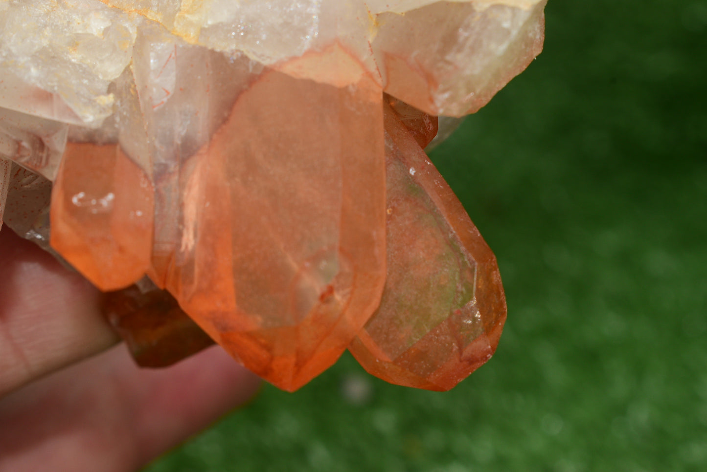 Red Hematoid Quartz Genuine Gemstone Sharp Tower Pointy Cluster Freeform Crystal from Morocco Fire Quartz Red Hematite - MeteoriteNwa.com