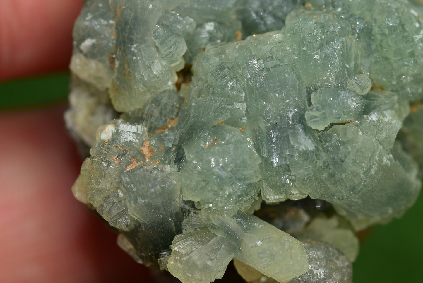 Stunning Raw Prehnite Crystal Cluster from Morocco Unique Botryoidal Formations - MeteoriteNwa.com