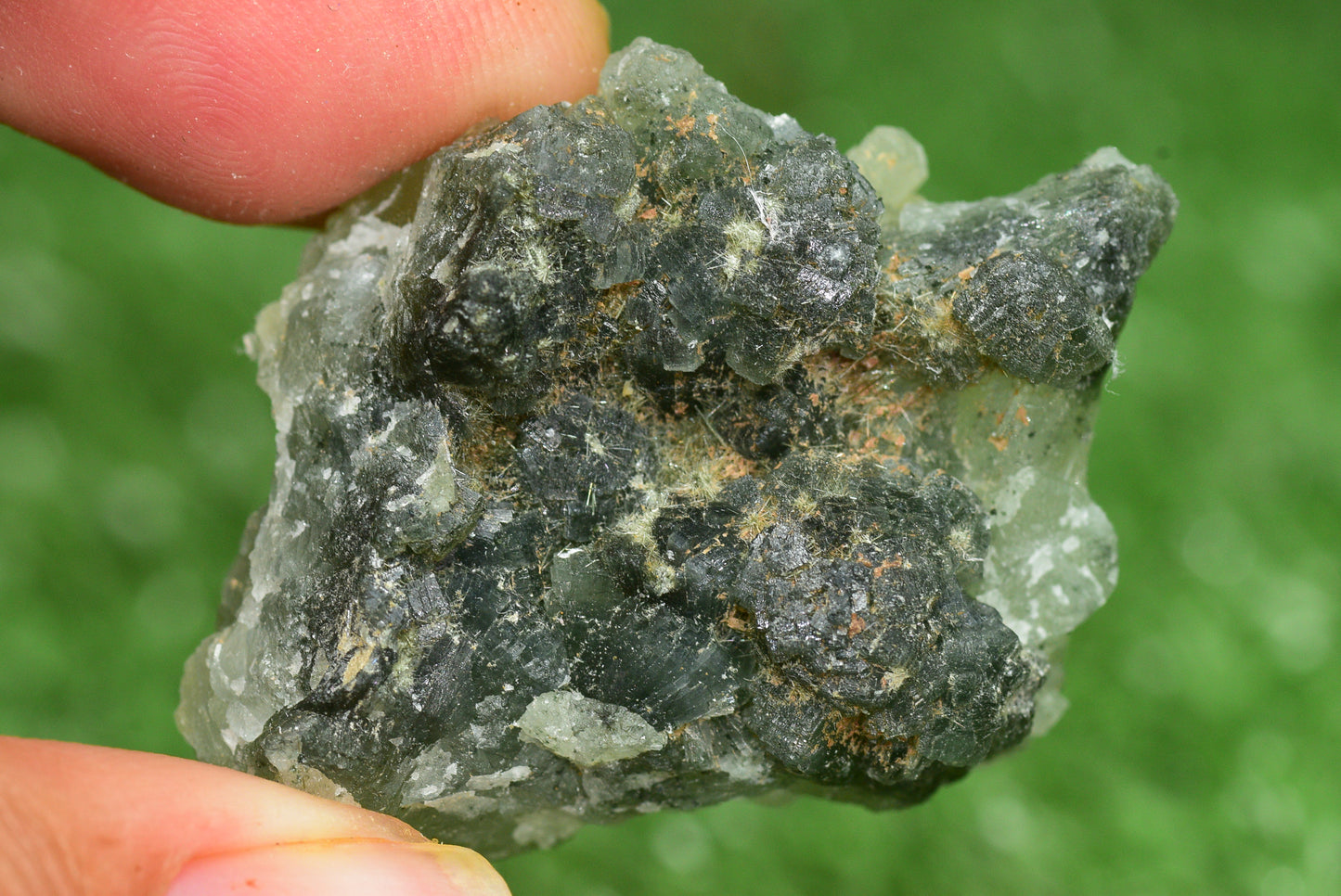 Stunning Raw Prehnite Crystal Cluster from Morocco Unique Botryoidal Formations - MeteoriteNwa.com