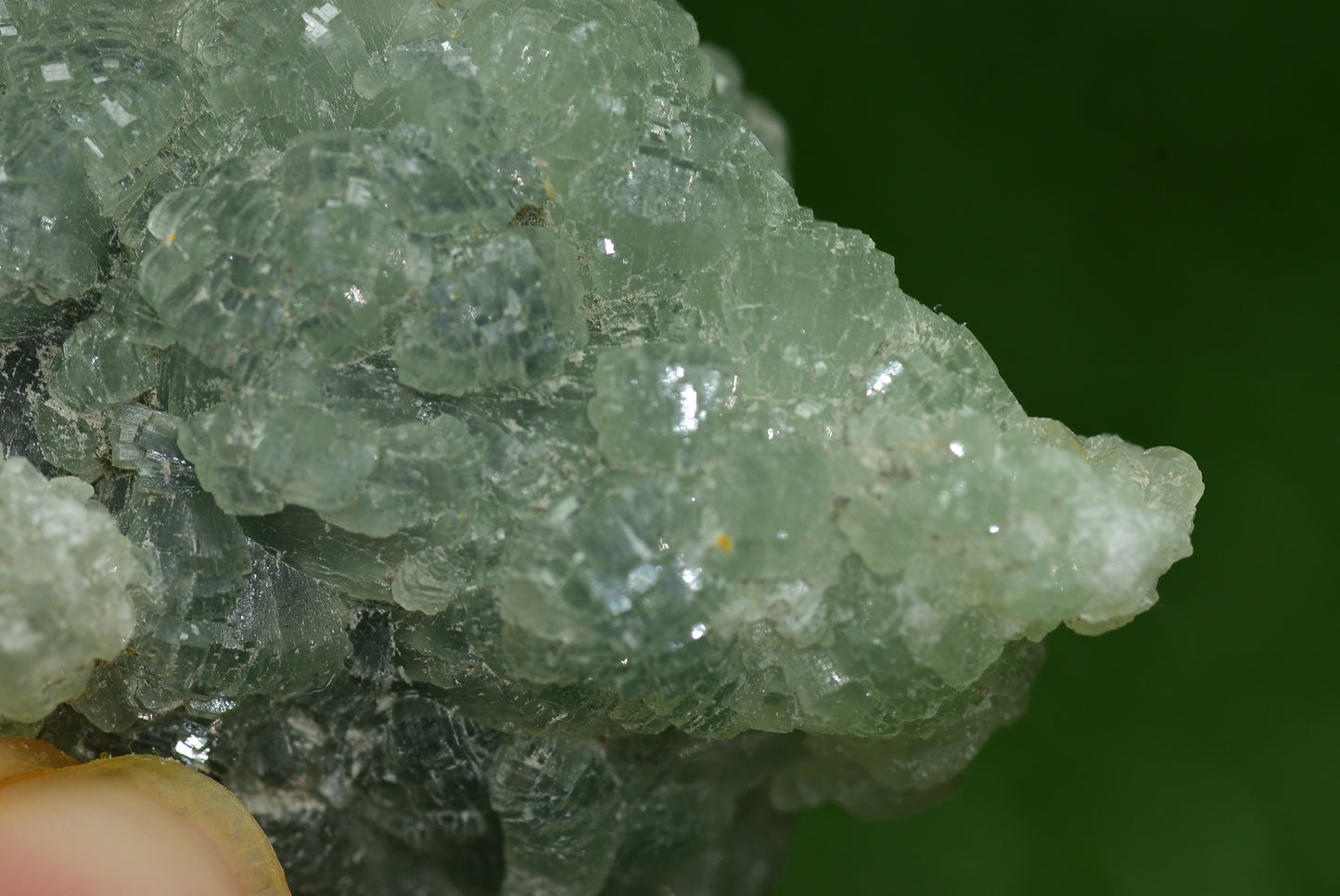Stunning Raw Prehnite Crystal Cluster from Morocco Unique Botryoidal Formations - MeteoriteNwa.com