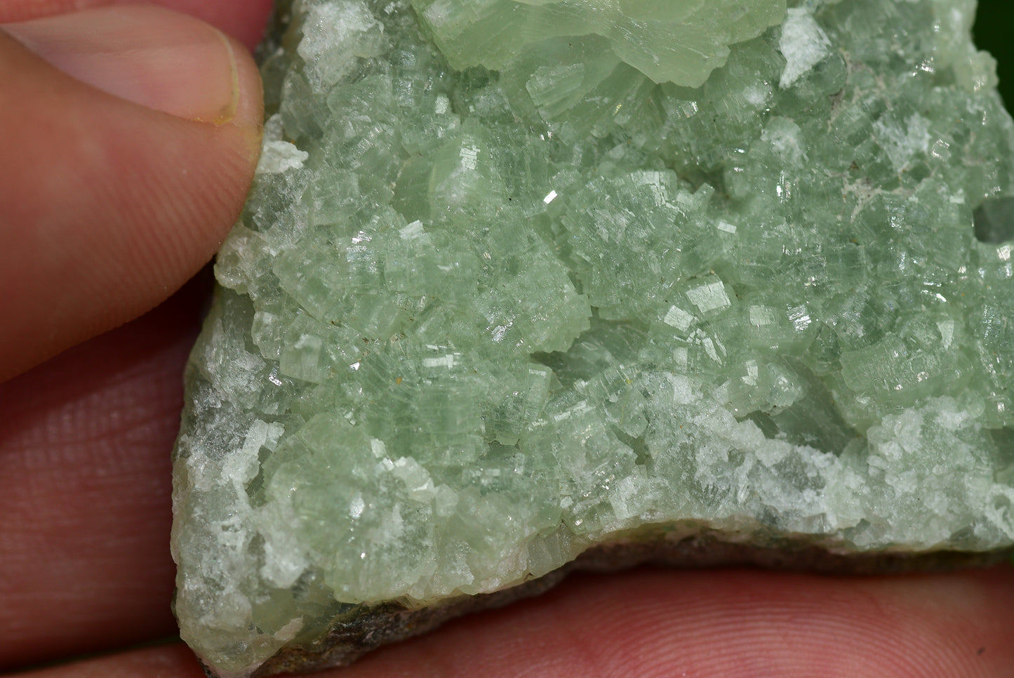 Stunning Raw Prehnite Crystal Cluster from Morocco Unique Botryoidal Formations - MeteoriteNwa.com