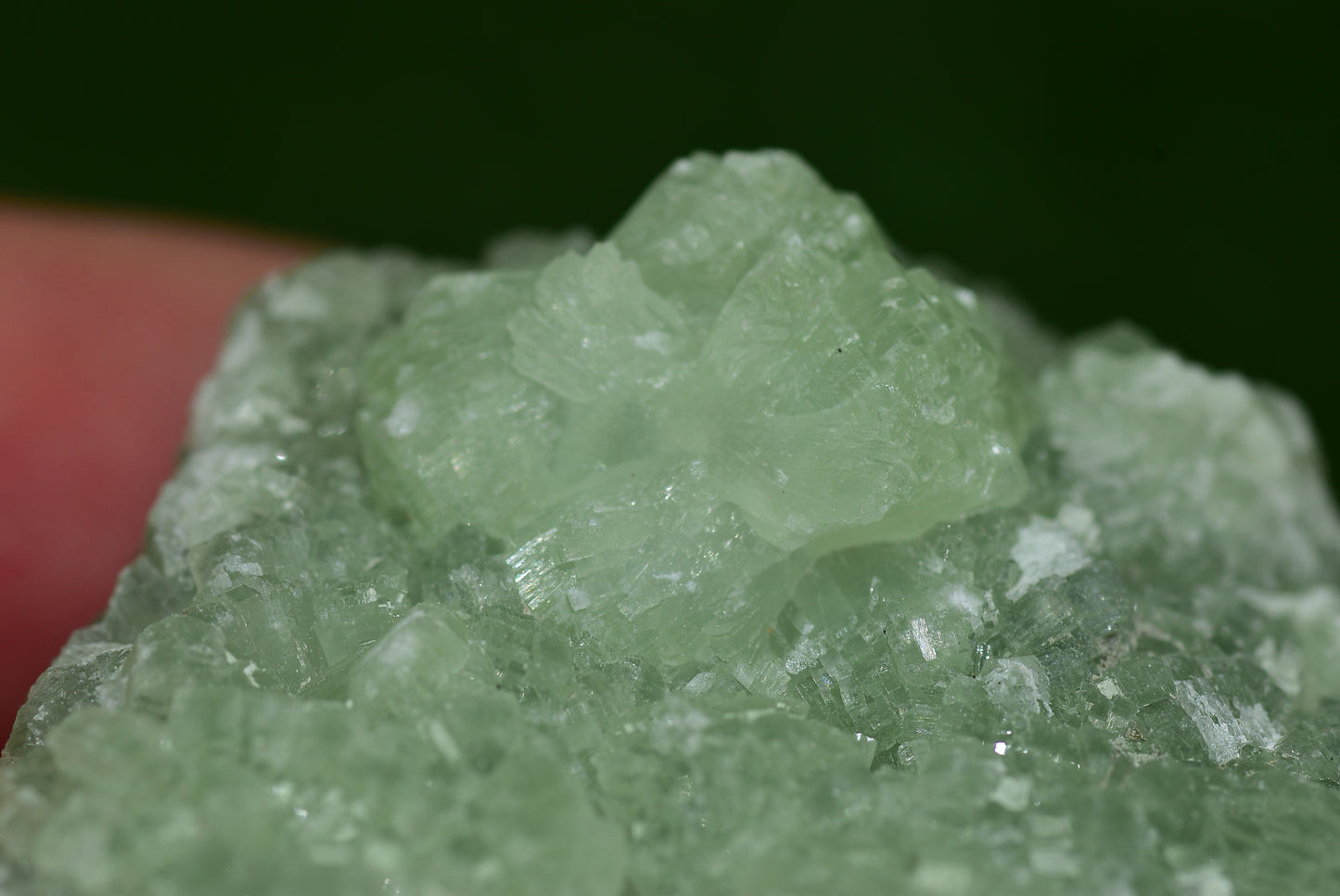 Stunning Raw Prehnite Crystal Cluster from Morocco Unique Botryoidal Formations - MeteoriteNwa.com