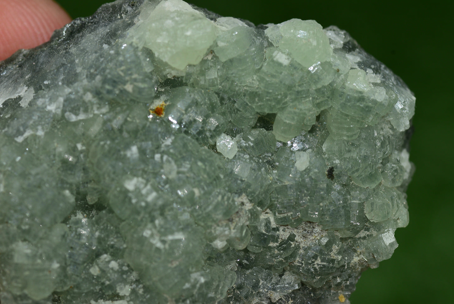 Stunning Raw Prehnite Crystal Cluster from Morocco Unique Botryoidal Formations - MeteoriteNwa.com
