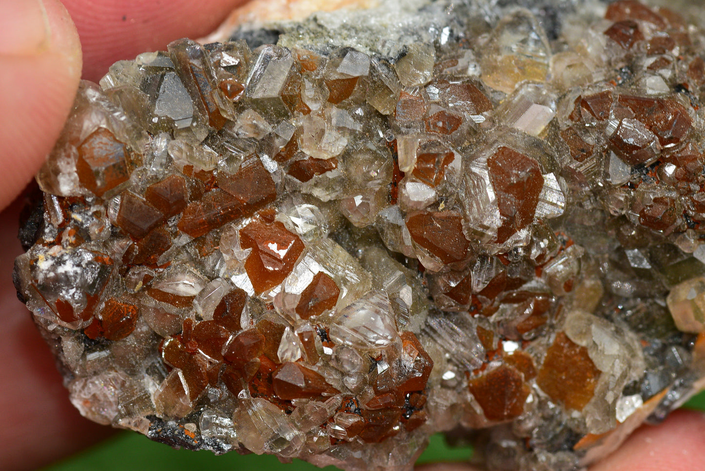 Cerussite with Barite & Dendrite Crystals on Galena RARE Genuine Gemstone from Morocco Fluorescent Mineral Powerful Spiritual Gem - MeteoriteNwa.com