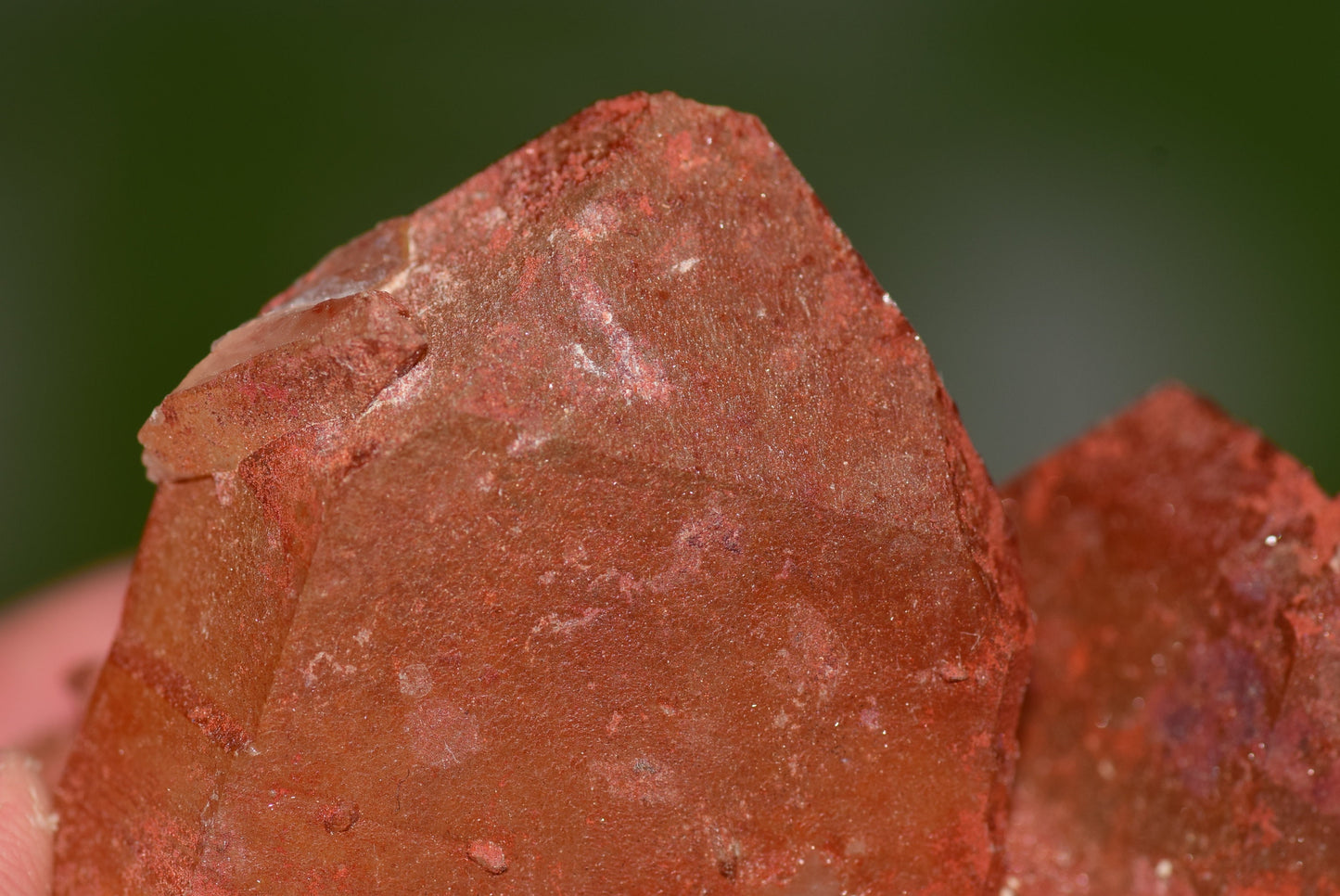 Red Hematoid Quartz Genuine Gemstone Sharp Tower Pointy Cluster Freeform Crystal from Morocco Fire Quartz Red Hematite - MeteoriteNwa.com
