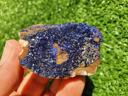 Azurite Over Malachite Stone of Transformation Green Lustrous Gemstone from Morocco Cluster Healing Crystal Manifestation Change - MeteoriteNwa.com