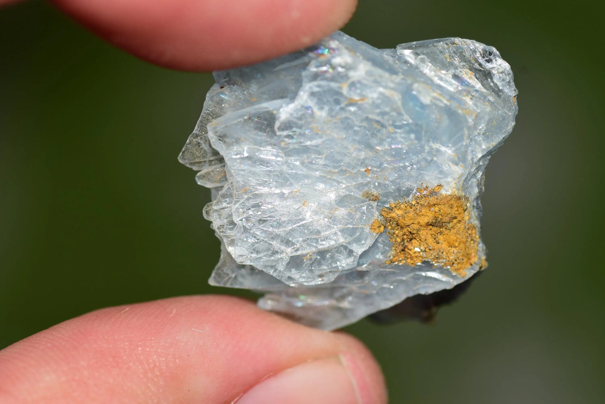 Blue Barite Crystal Morocco Nador Sidi Lahcen Mine #BR002 - MeteoriteNwa.com