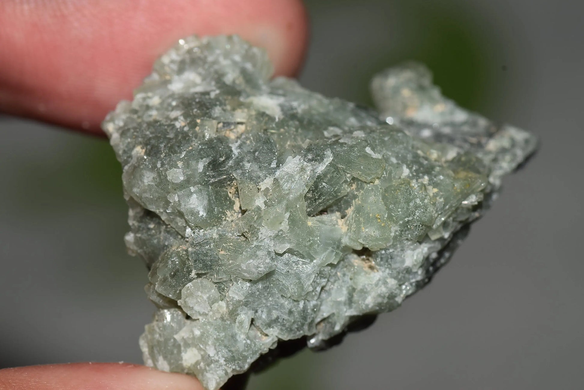 Green Prehnite Crystals Cluster on Matrix Rock Morocco Raw - MeteoriteNwa.com