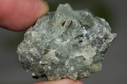 Green Prehnite Crystals Cluster on Matrix Rock Morocco Raw - MeteoriteNwa.com