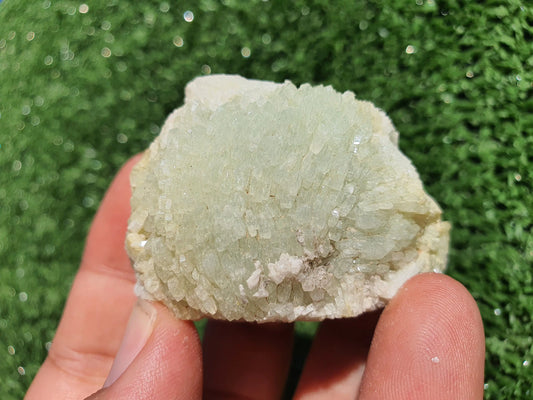Prehnite crystals with Quartz Imilchil Morocco - MeteoriteNwa.com