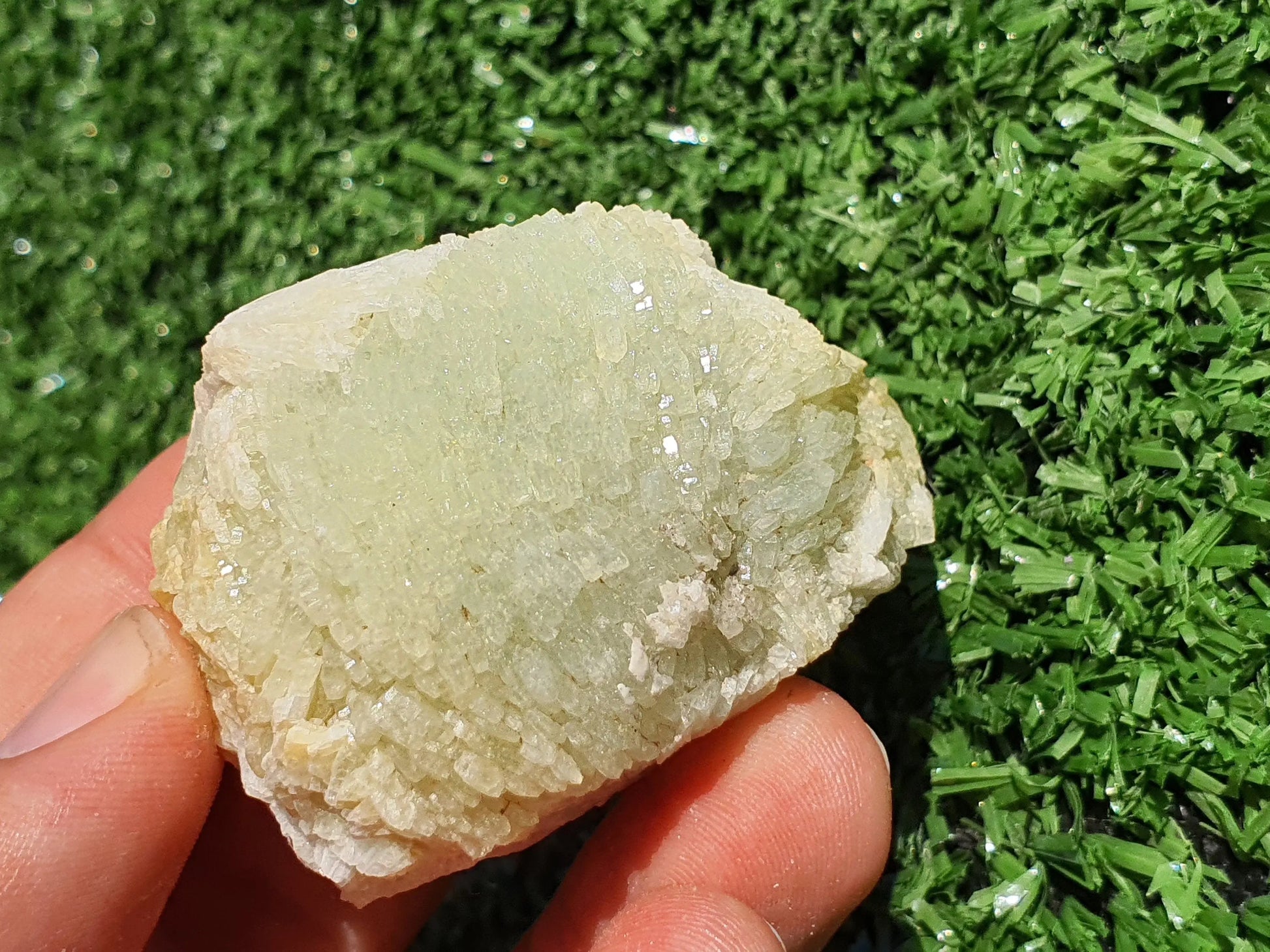 Prehnite crystals with Quartz Imilchil Morocco - MeteoriteNwa.com