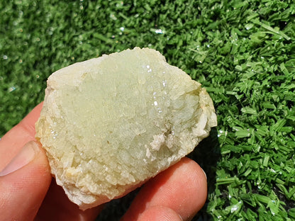 Prehnite crystals with Quartz Imilchil Morocco - MeteoriteNwa.com