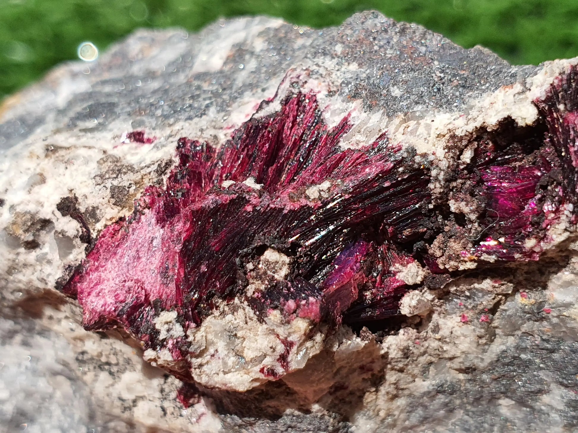 Stunning Piece of Pink Erythrite Crystal Cluster, Pink Erythrite Crystal - MeteoriteNwa.com