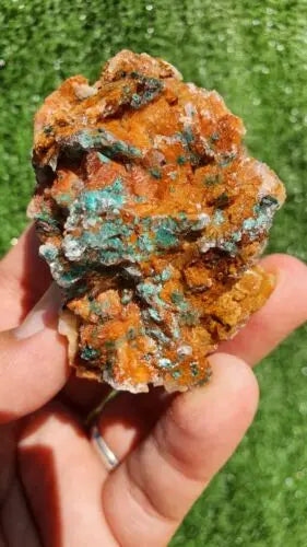 Stunning Rosasite Specimen Mibladen, Morocco Unique Color & Crystal Structure 7 - MeteoriteNwa.com