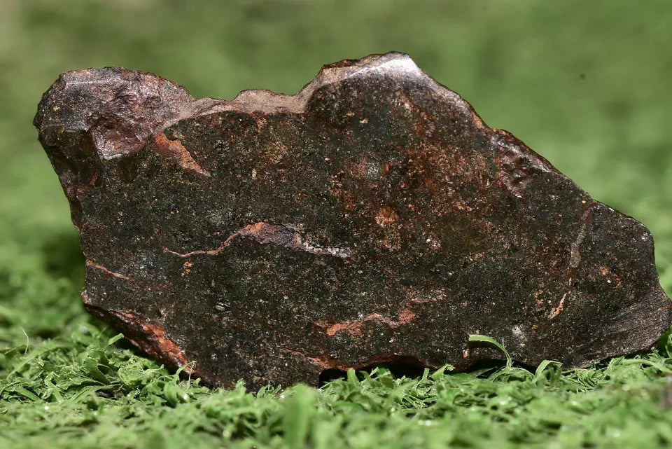 Meteorite Mesosiderite stony Iron NWA 14867 slice 8.2g - MeteoriteNwa.com