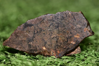 Meteorite Ungrouped achondrite NWA 13272 poikilitic igneous texture 3.15 g Slice - MeteoriteNwa.com
