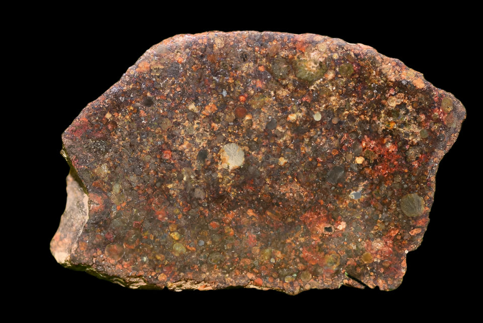 Meteorite Chondrite L3 NWA 12341 With Amazing chondrules endcut 15.4 g - MeteoriteNwa.com