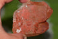 Red Hematoid Quartz Genuine Gemstone Sharp Tower Pointy Cluster Freeform Crystal from Morocco Fire Quartz Red Hematite - MeteoriteNwa.com