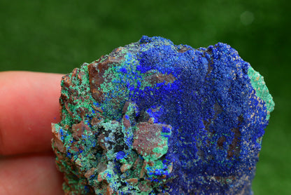 Azurite over Malachite Crystal from Morocco - Freeform Cluster Shape, Natural and Genuine - MeteoriteNwa.com